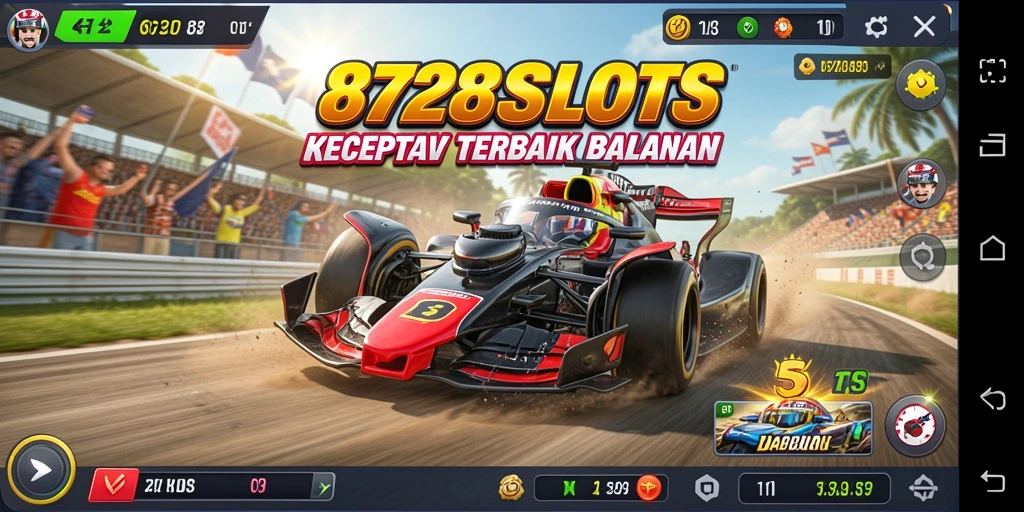 Gameplay mendebarkan dari balapan di 8728SLOTS dengan kendaraan yang keren.