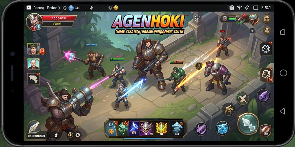 Tampilan gameplay AGENHOKI yang menampilkan strategi dan taktik yang mendebarkan.