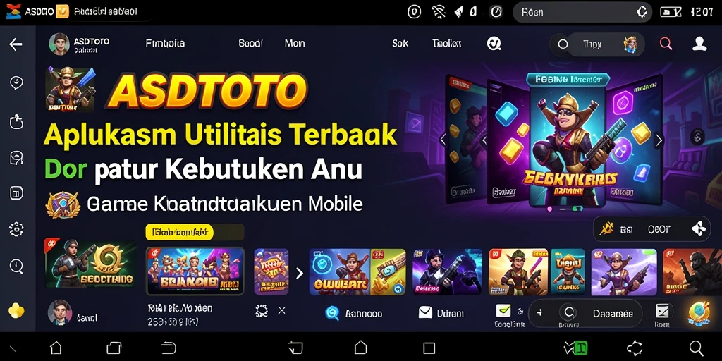 Tampilan antarmuka yang intuitif dari ASDTOTO.