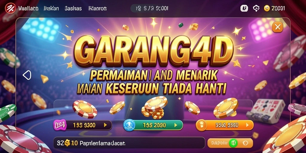 Tampilan menarik dari gameplay GARANG4D yang memikat pemain.