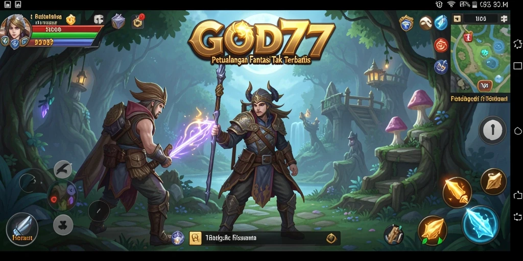 Tampilan gameplay RPG yang menakjubkan dan mendebarkan.
