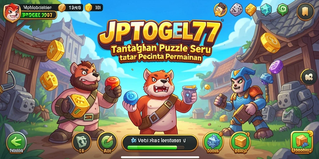 Tampilan gameplay puzzle seru dari JPTOGEL77 yang menantang.
