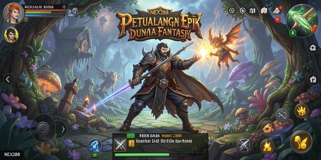 Gameplay mendebarkan NEX288 dengan petualangan yang penuh tantangan.