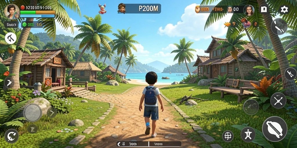 Tampilan screenshot P200M yang menunjukkan gameplay Casual seru.