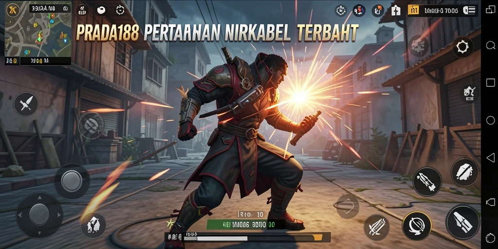 Tampilan seru dari pertarungan epik dalam PRADA188.