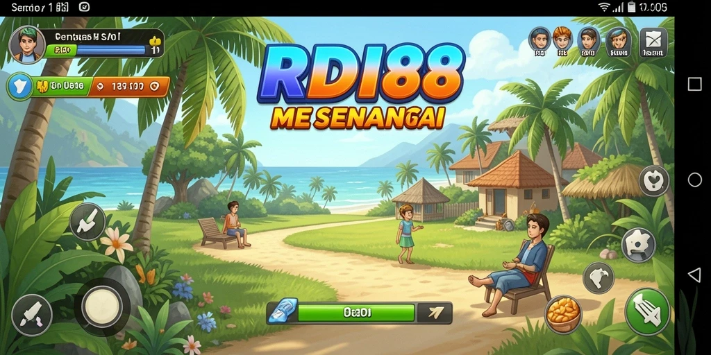 Screenshot RDI88 menampilkan gameplay santai dan menyenangkan.