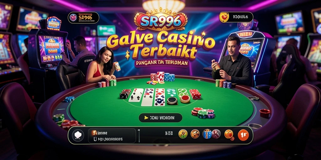 Tampilan gameplay langsung di SR996 dengan dealer dan pemain nyata.
