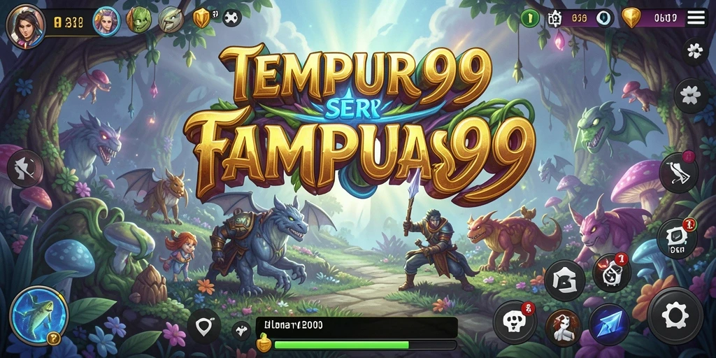Screenshot menunjukkan aksi seru dalam gameplay Adventure TEMPUR99.