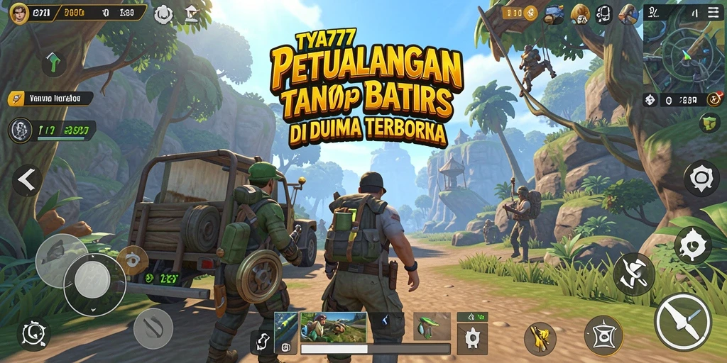 Tampilan gameplay TYA777 yang menakjubkan di dunia terbuka.