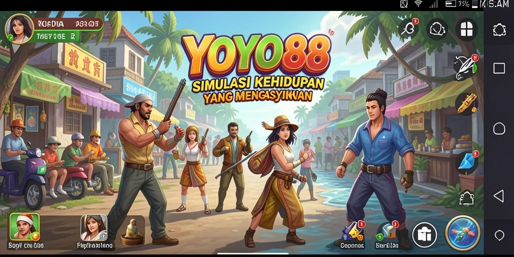 Screenshot utama YOYO88 menampilkan fitur gameplay yang menarik.